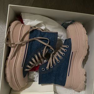 Alexander McQueen Tread Slick Boots size 39